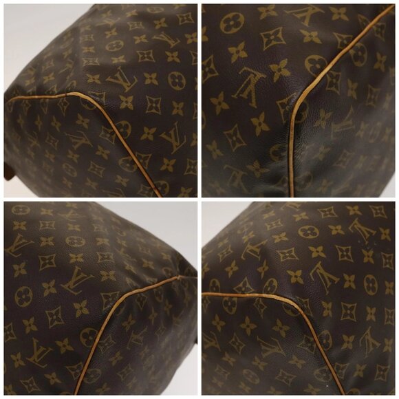 LOUIS VUITTON Monogram Keepall 60 Boston Bag M41422 LV Auth 135765 - Picture 14 of 16